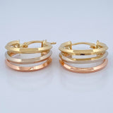 Hoop Earrings Aleja 2.4gr / 2.3cm / 18K Gold &