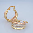 Hoop Earrings Aleja 2.4gr / 2.3cm / 18K Gold &