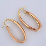 Hoop Earrings 2.85gr / 3cm / 18K Gold &