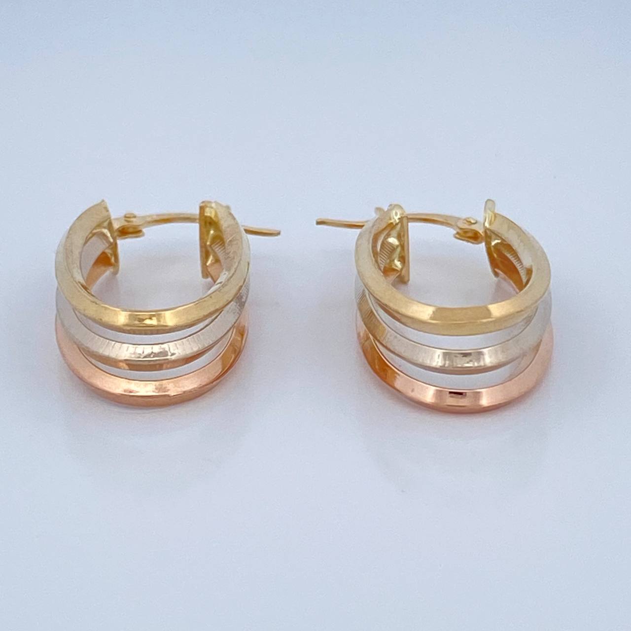 Hoop Earrings 2.85gr / 3cm / 18K Gold &