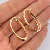 Hoop Earrings 2.85gr / 3cm / 18K Gold &