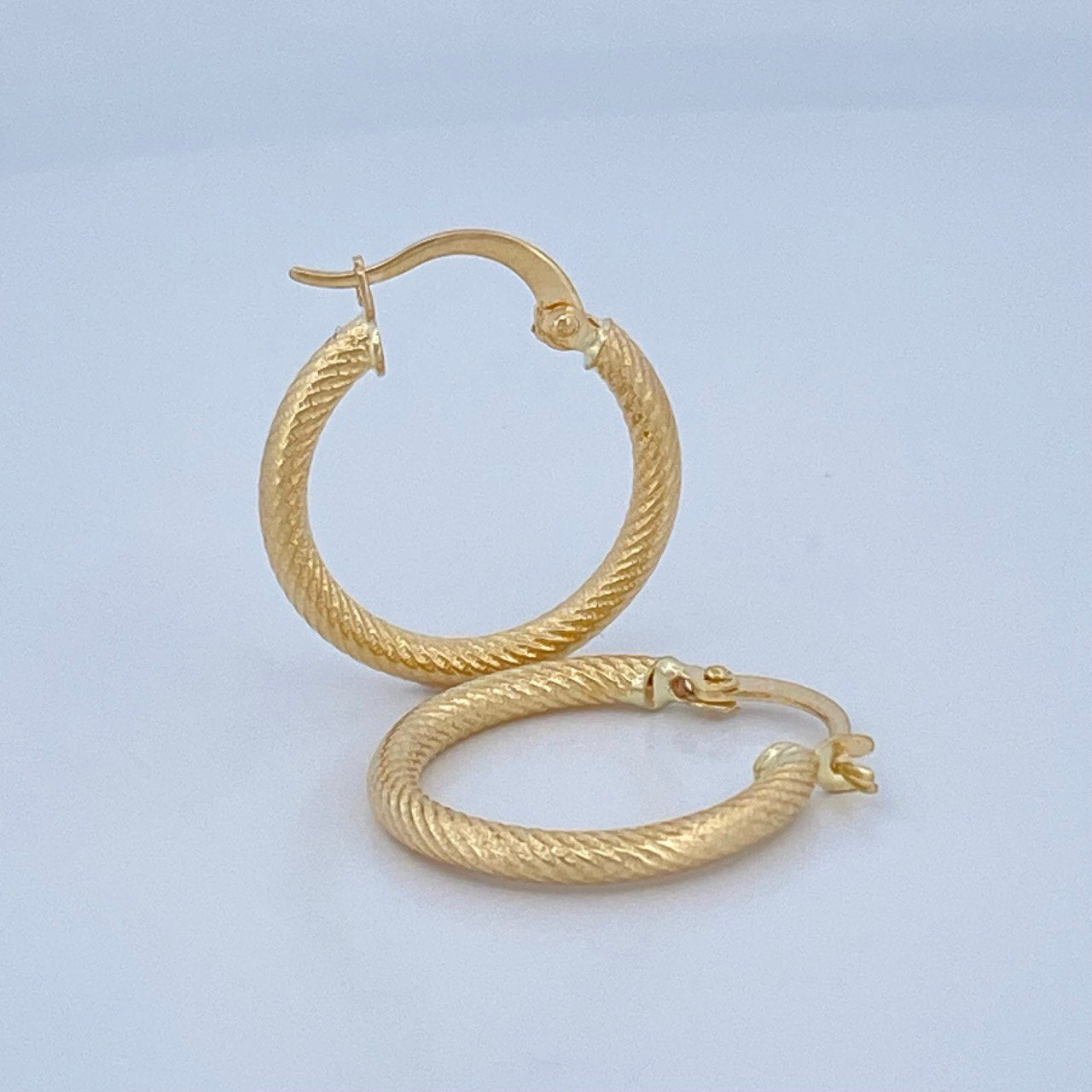 Hoop Earrings Zion 2.8gr / 2.8cm / 18K Gold &