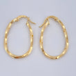 Hoop Earrings Taliana 1.2gr / 2.6cm / 18K Gold &