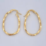 Hoop Earrings Taliana 1.2gr / 2.6cm / 18K Gold &