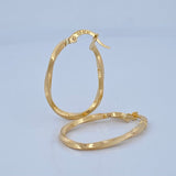 Hoop Earrings Taliana 1.2gr / 2.6cm / 18K Gold &