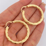 Candongas Sandra 5.25gr / 4cm / Oro 18K &