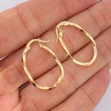Hoop Earrings Taliana 1.2gr / 2.6cm / 18K Gold &