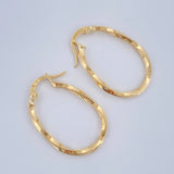Hoop Earrings Taliana 1.2gr / 2.6cm / 18K Gold &