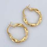 Hoop Earrings Mai 1.75gr / 2cm / 18K Gold &