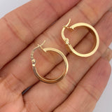 Hoop Earrings 2.45gr / 2cm / 18K Gold &