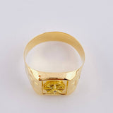 Anillo Sello Estrella Cardinal 2.9g / T9 1/2 Oro Amarillo 18K