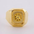 Cardinal Star Signet Ring 3.3g / T10 Yellow Gold 18K
