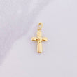 Star Cross Pendant 0.35g / 3/4 in 18K Yellow Gold