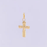 Star Cross Pendant 0.35g / 3/4 in 18K Yellow Gold