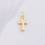Egyptian Cross Pendant 0.4g / 3/4 in 18K Yellow Gold
