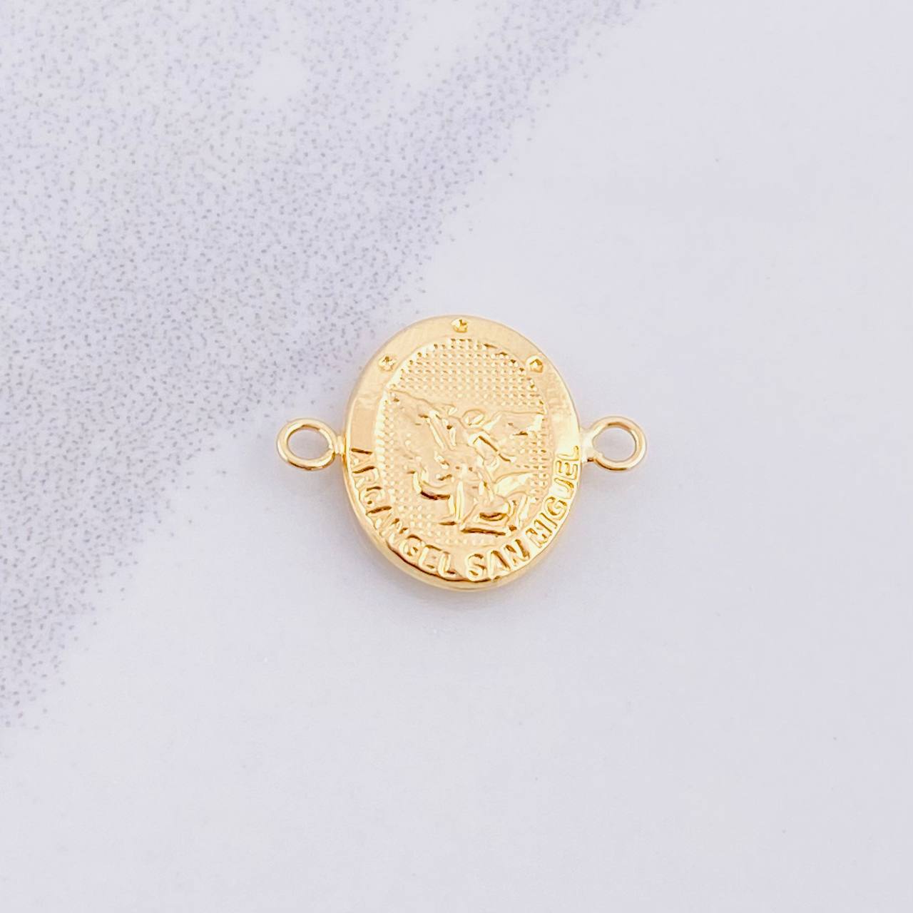 Charm Saint Michael Archangel 0.5g / 3/4 in Yellow Gold 18K