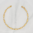 Bracelet Rustic Dotted 3.75g / 7 3/4 in / 3.25mm Yellow Gold 18K