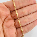 Bracelet Rustic Dotted 3.75g / 7 3/4 in / 3.25mm Yellow Gold 18K