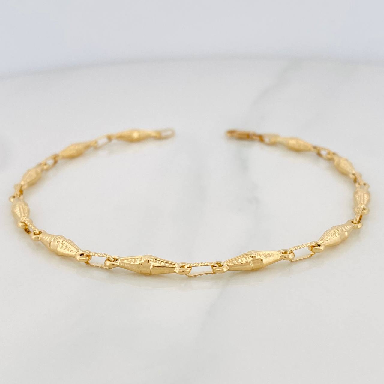 Bracelet Dubai 4.25g / 8 3/4 in / 3.4mm Yellow Gold 18K
