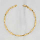 Bracelet Dubai 4.25g / 8 3/4 in / 3.4mm Yellow Gold 18K