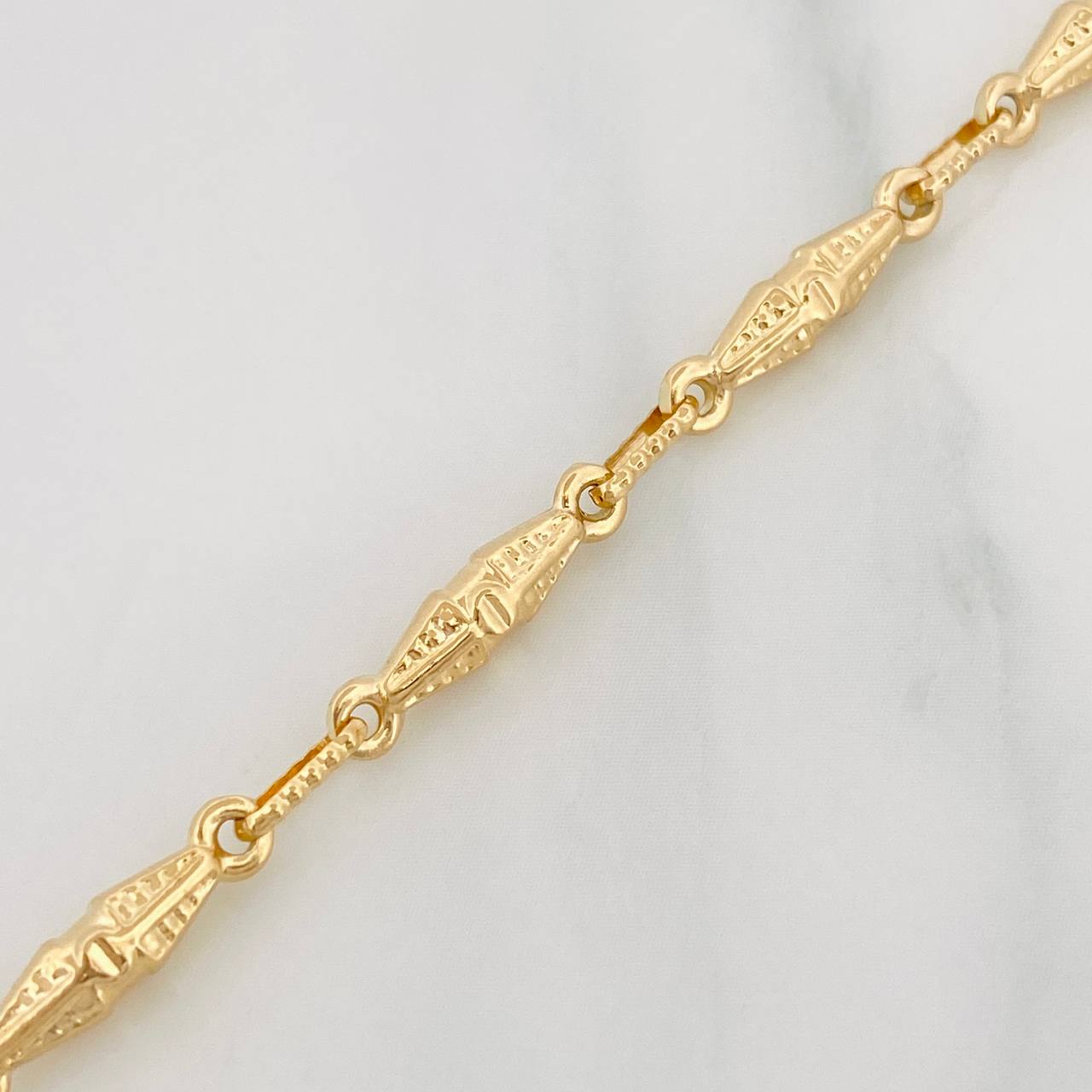 Bracelet Dubai 4.25g / 8 3/4 in / 3.4mm Yellow Gold 18K