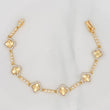 Clover Bracelet Tennis Diamond Cut 9.5g / 7 in / 2.67mm Yellow Gold 18K