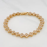 Clover Bracelet 12.35g / 8 in / 5.74mm Yellow Gold 18K