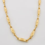 Rustic Dotted Chain 10.8g / 23 3/4 in / 3.21mm 18K Yellow Gold