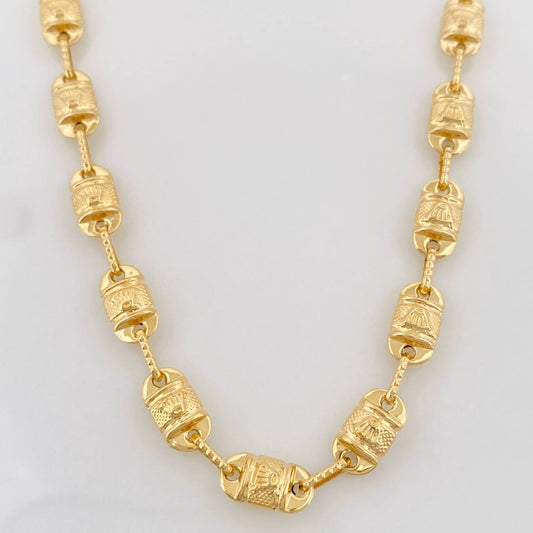 Cadena Rustica Corona 16.55g / 24 in / 5.35mm Oro Amarillo 18K