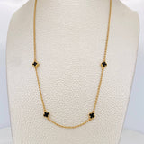 Clover Chain Espiga 4.35g / 18 in / 1.41mm 18K Yellow Gold