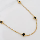 Clover Chain Espiga 4.35g / 18 in / 1.41mm 18K Yellow Gold