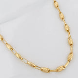 Rustic Chain GC 10.65g / 24 1/2 in / 3.4mm Yellow Gold 18K