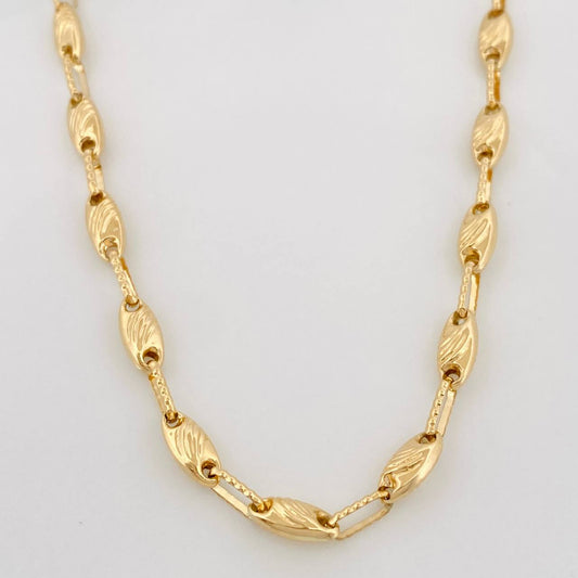 Cadena Rustica GC 10.65g / 24 in / 3.4mm Oro Amarillo 18K