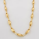 Rustic Chain GC 10.65g / 24 1/2 in / 3.4mm Yellow Gold 18K