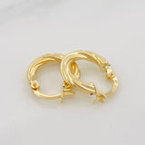 Candongas Lore 1.35g / 1/2 in Oro Amarillo 18K