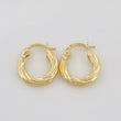 Candongas Lore 1.35g / 1/2 in Oro Amarillo 18K