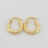 Candongas Lore 1.35g / 1/2 in Oro Amarillo 18K