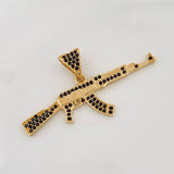 Pendant Weapon Rifle 3.4g / 1 in 18K Yellow Gold
