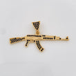 Pendant Weapon Rifle 3.4g / 1 in 18K Yellow Gold