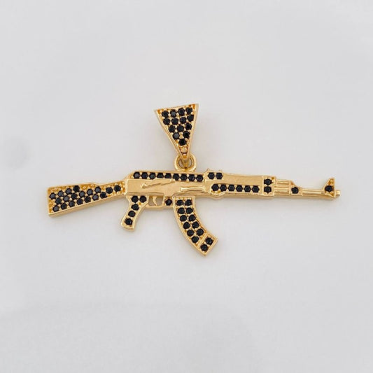 Dije Arma Fusil 3.4g / 1 in Oro Amarillo 18K