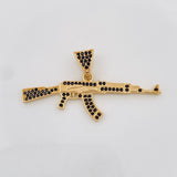 Pendant Weapon Rifle 3.4g / 1 in 18K Yellow Gold
