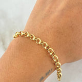 Bracelet 5.5gr / 7.5in / +3 18K Gold ©