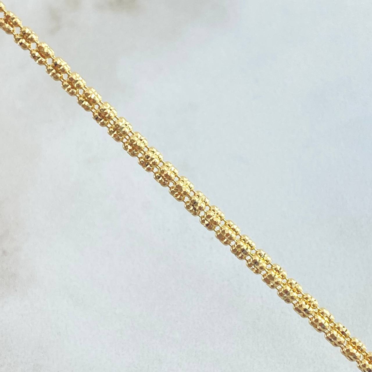 Pulso Ice 5.65gr / 8 in / 2.4mm Oro Amarillo +4 18K