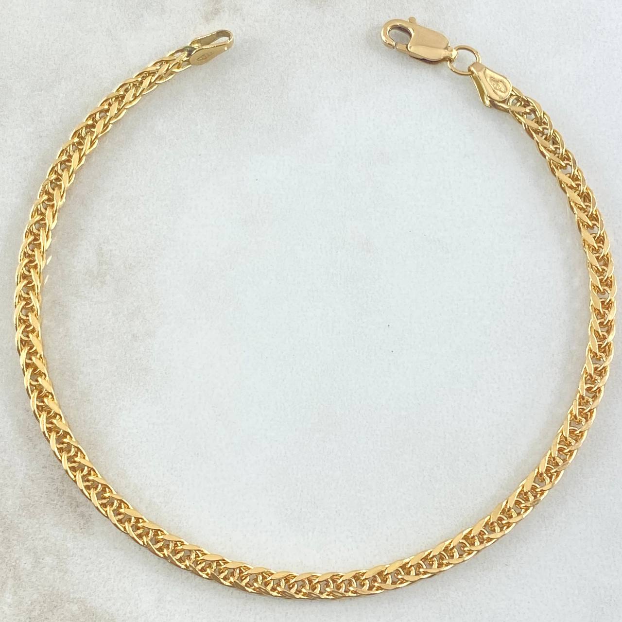 Franco Bracelet 4.05gr / 7.9in / +3 18K Gold ©