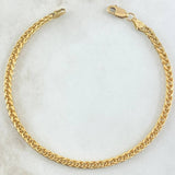 Franco Bracelet 4.05gr / 7.9in / +3 18K Gold