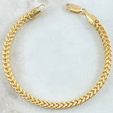 Franco Bracelet 12.55gr / 8.5in / +3 18K Gold ©