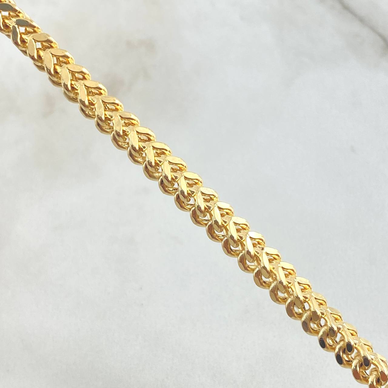 Franco Bracelet 12.2gr / 8.3in / +3 18K Gold