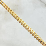 Franco Bracelet 12.55gr / 8.5in / +3 18K Gold ©