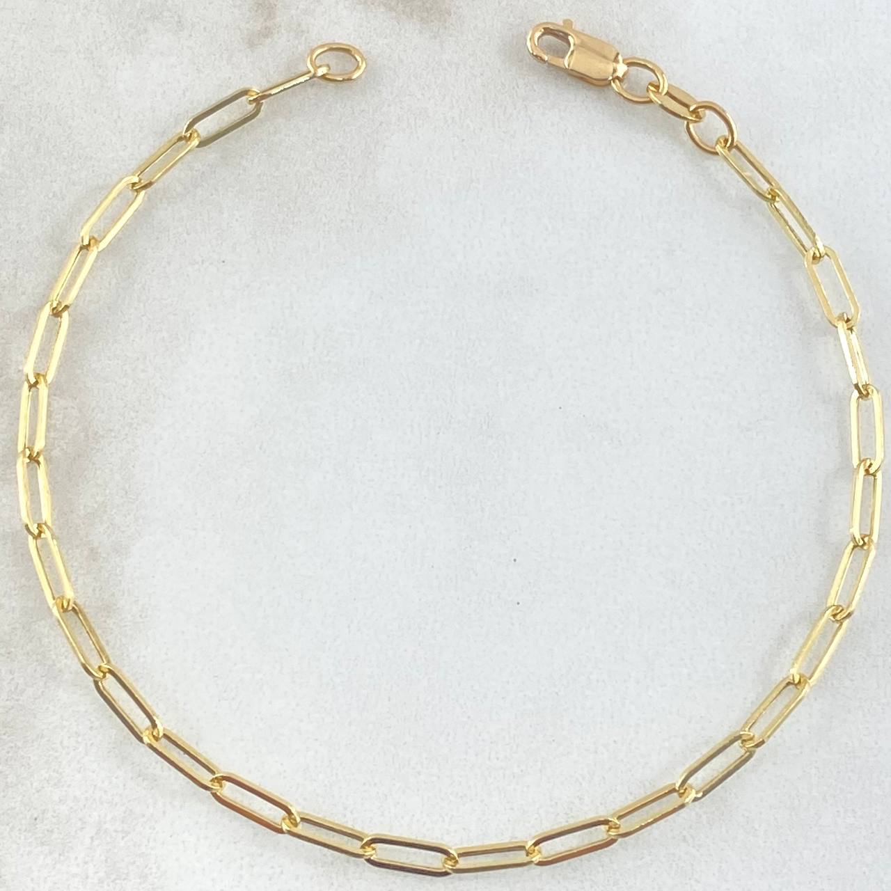 Bracelet Box 1.3gr / 7.1in / +3 18K Gold