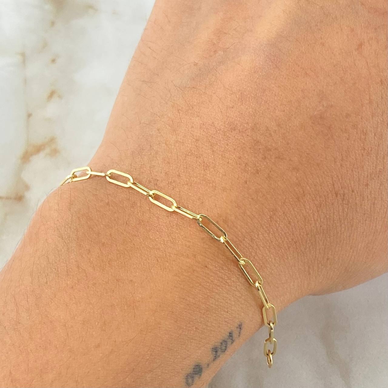 Bracelet Box 1.3gr / 7.1in / +3 18K Gold